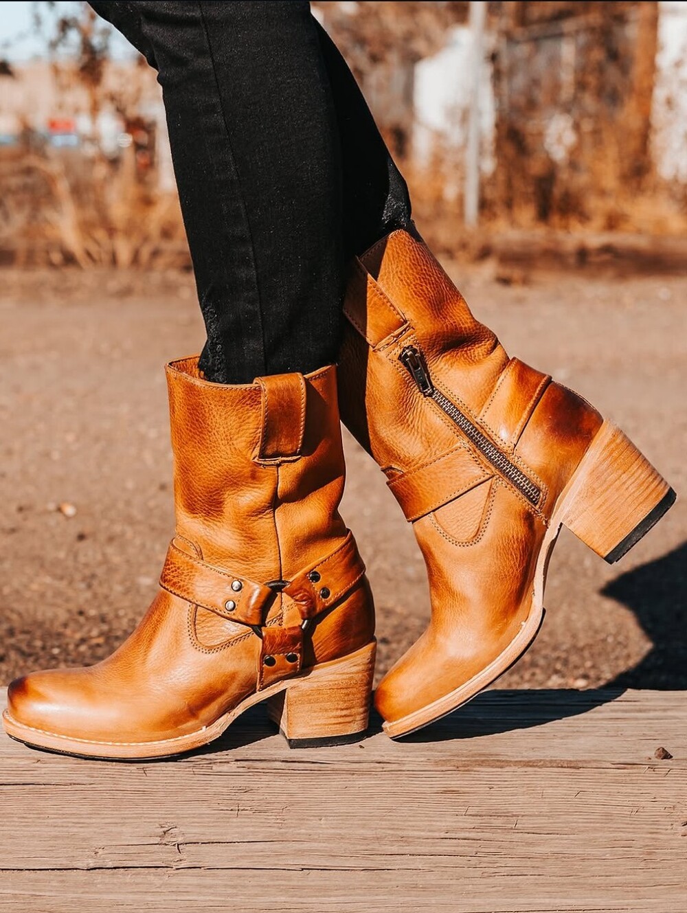 Freebird Darcy Harness Boots In Wheat Sz 11 New In Box Genuine Leather Western